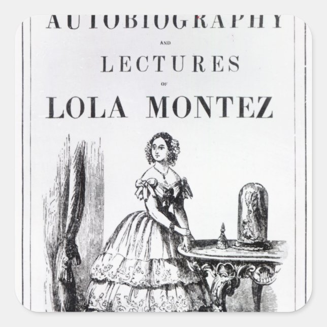 Frontispiece to the 'Autobiography Square Sticker (Front)