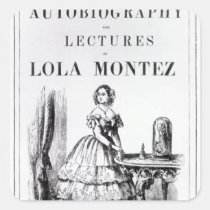 Frontispiece to the 'Autobiography Square Sticker