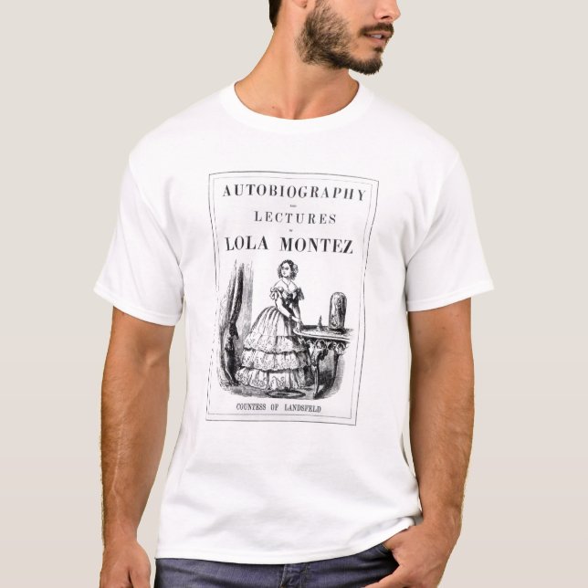 Frontispiece to the 'Autobiography T-Shirt (Front)