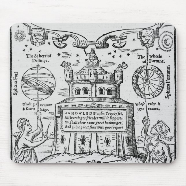 Frontispiece to 'The Castle of Knowledge' Mouse Mat (Front)