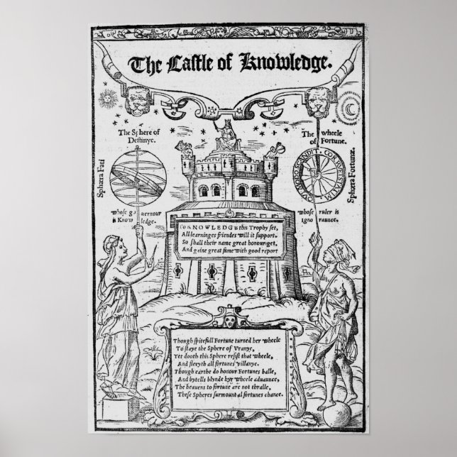 Frontispiece to 'The Castle of Knowledge' Poster (Front)