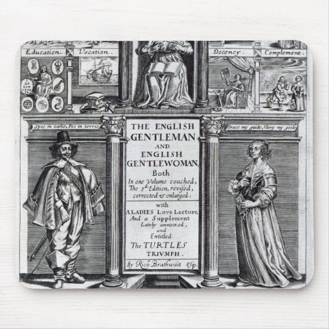 Frontispiece to 'The English Gentleman Mouse Mat (Front)