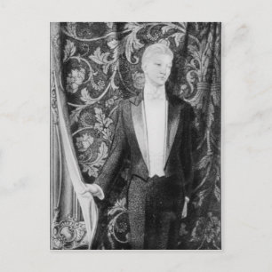 Frontispiece to 'The Picture of Dorian Grey' Postcard