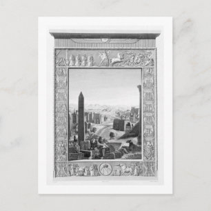 Frontispiece to Volume 1 of the `Description of Eg Postcard