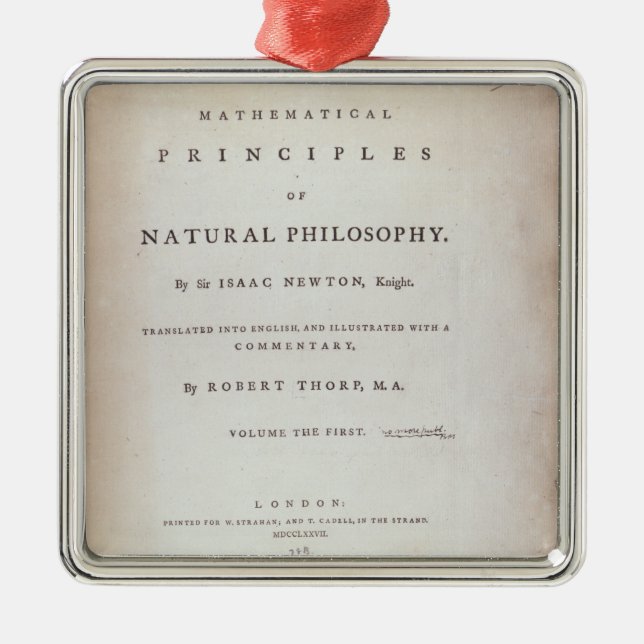 Frontispiece to Volume I Metal Tree Decoration (Front)