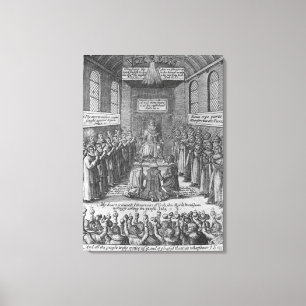 Frontispiece to 'Vox Regis' by Thomas Scott Canvas Print