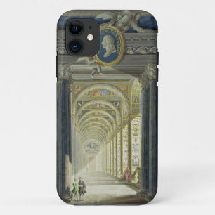 Frontispiece with a medallion portrait of Raphael iPhone 11 Case