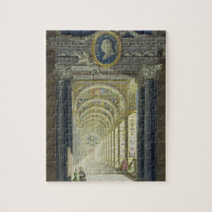 Frontispiece with a medallion portrait of Raphael Jigsaw Puzzle