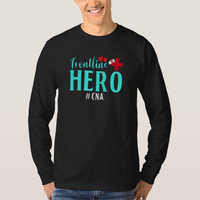 Frontline Hero Cna Worker Frontline Essential T-Shirt (Front)