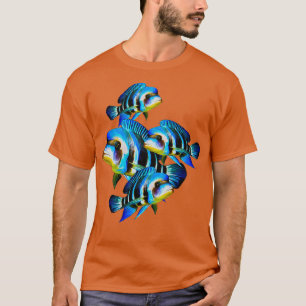 Frontosa Cichlid School Cichlids Aquarium Gift T-Shirt