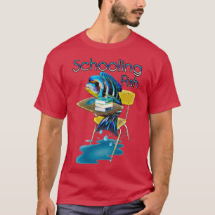 Frontosa Cichlid Water Schooing Fish Funny School  T-Shirt