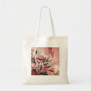 Froral colourful shopping tote bag