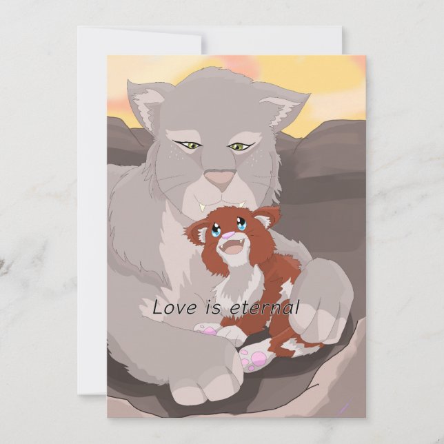 Frost Babies Love is Eternal Thank You Card (Front)