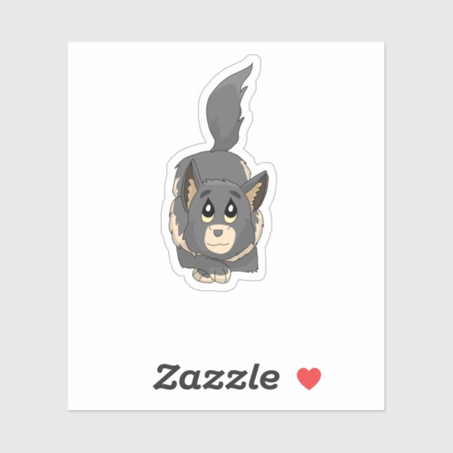Frost Babies Zhur sticker wolf pup (Sheet)