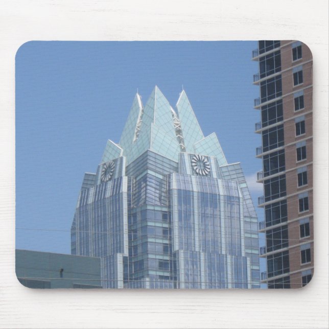 Frost Bank Building Austin, Texas Mouse Mat (Front)