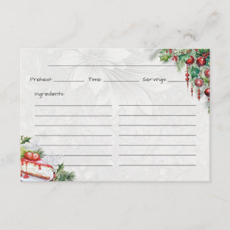 Frost Bite Basic Recipe Card