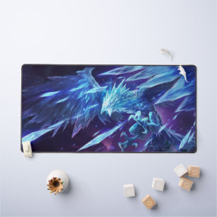 Frost Dragon Gaming Desk Mat Customisable Deskmat