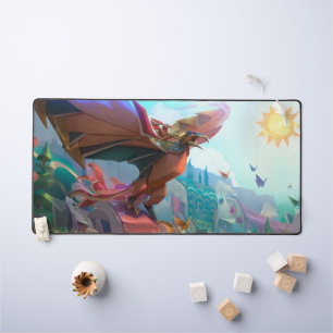Frost Dragon Gaming Deskmat Customisable Mat