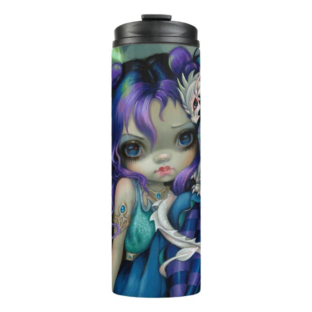 "Frost Dragonling" Thermal Tumbler (Front)