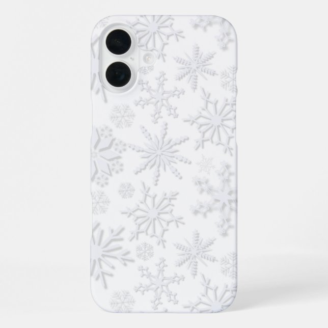 Frost & Flourish Snowflakes – Ice iPhone Case (Back)
