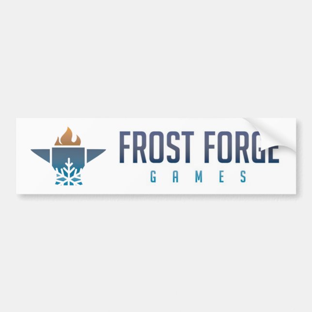 Frost Forge Games Bumper Sticker (Front)