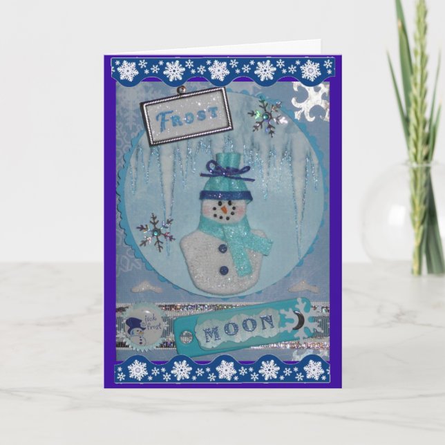 Frost Moon Holiday Card (Front)