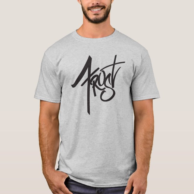Frost skull flower T-Shirt (Front)