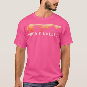 Frost Valley Ny Evergreen Sunset Eighties T-Shirt