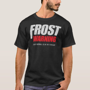 Frost Warning (Black), A Nebraska Football T-shirt