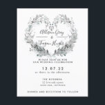 Frost Wedding Invitation<br><div class="desc">This timeless,  romantic design features a floral bouquet with soft colours and botanical accents. All aspects of this design can be edited (font,  text size,  or floral accents moved/removed) to fit your needs. Please contact me if you need help with this design.</div>
