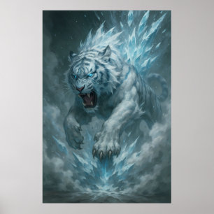 Frost White Tiger – Emperor of the Frozen Realm – Poster