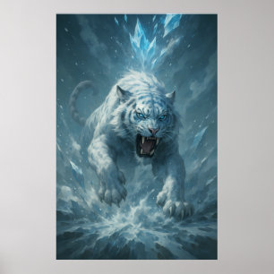 Frost White Tiger – Emperor of the Frozen Realm – Poster