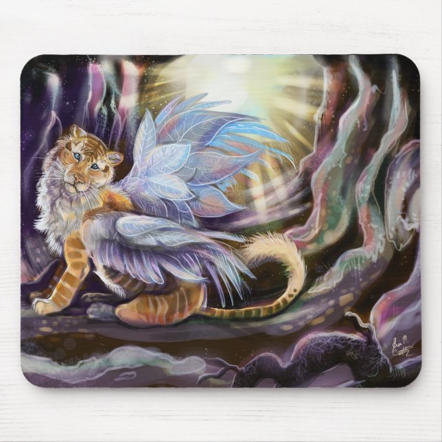 Frost Wing Tiger Mouse Mat (Front)