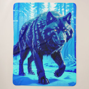 Frost Wolf Sherpa Blanket
