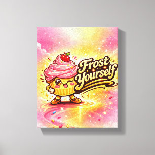 Frost Yourself - Sprinkle Stella - Foodie Fiends Canvas Print