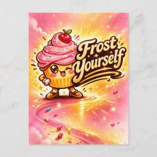 Frost Yourself - Sprinkle Stella - Foodie Fiends Postcard
