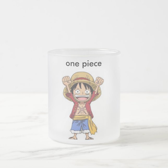 Frosted 10 oz Frosted Glass Mug (Center)