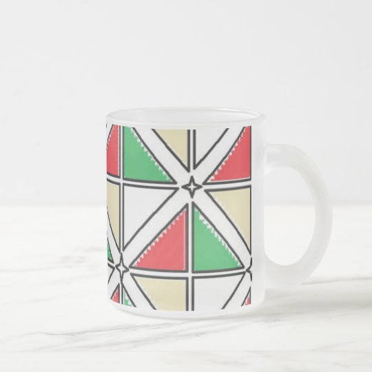 Frosted 10 oz Frosted Glass Mug art by J Shao