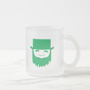 Frosted 10 oz Glass Mug