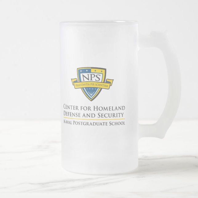Frosted 16oz Frosted Glass Mug (Right)