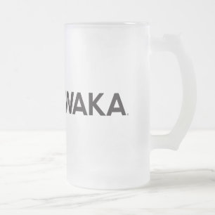 Frosted Beer Mug - CLUBWAKA Wordmark