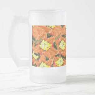 Frosted Beer Mug : Wild Flower's