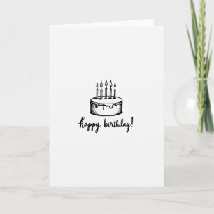 Frosted Birthday Card