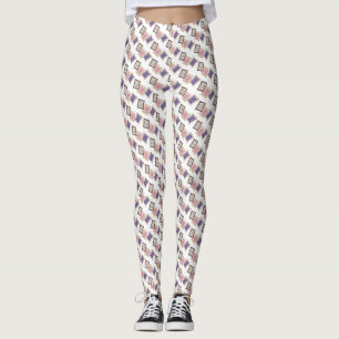 Frosted Breakfast Toaster Pastry Junk Food Foodie Leggings