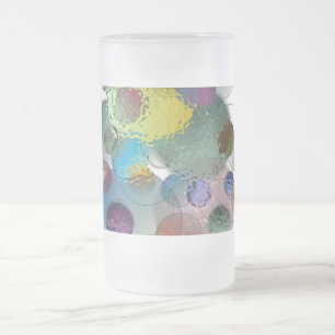Frosted Bubbly Glass Mug