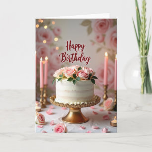 Frosted Candle Birthday Card