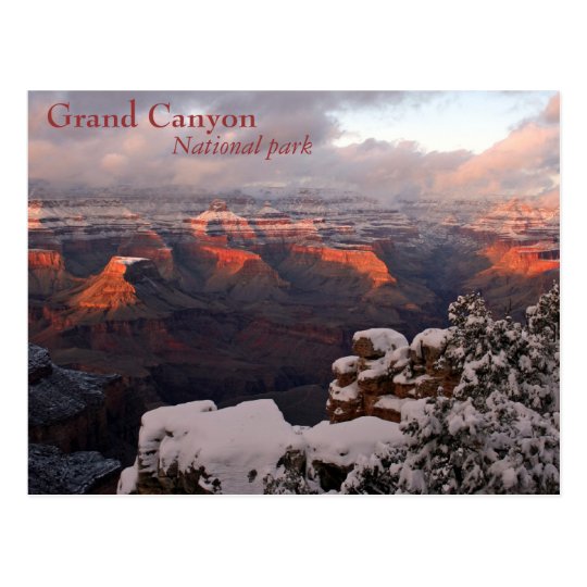Frosted Canyon Postcard