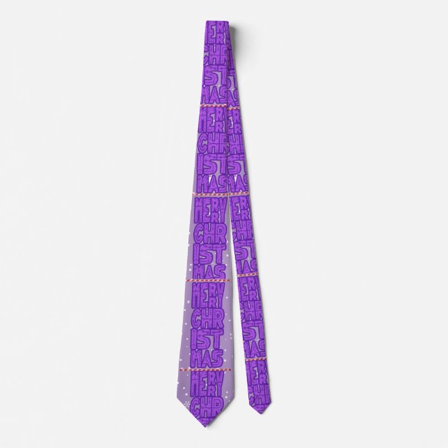 Frosted Cheer Tie (Front)