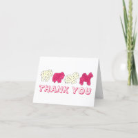 Frosted Circus Animal Cookies Pink White Sprinkles