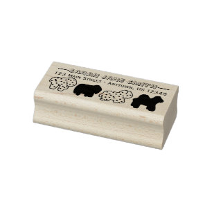 Frosted Circus Animal Crackers Cookies Address Rubber Stamp
